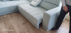 Exklusive Wohnlandschaft,  L -couch, Sofa Winkel links  Bild 6