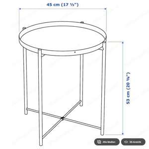 Ikea Gladom Tabletttisch   Beistelltisch Bild 2