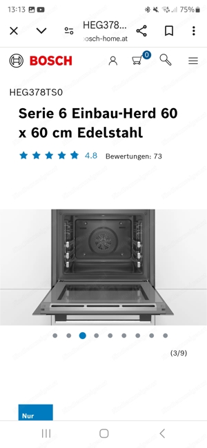 Backofen und Ceranfeld von Bosch zu verkaufen Bild 8