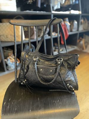 Authentische Balenciaga City Bag, Schwarz, Leder, Wie neu! Bild 4