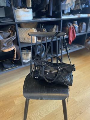 Authentische Balenciaga City Bag, Schwarz, Leder, Wie neu! Bild 2