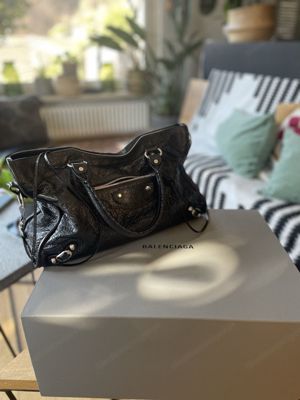 Authentische Balenciaga City Bag, Schwarz, Leder, Wie neu! Bild 5