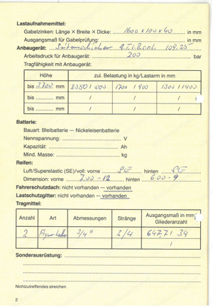 Mitsubishi Frontgabel-Stapler Diesel Bild 6