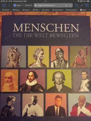 Buch  Menschen, die die Welt bewegten 