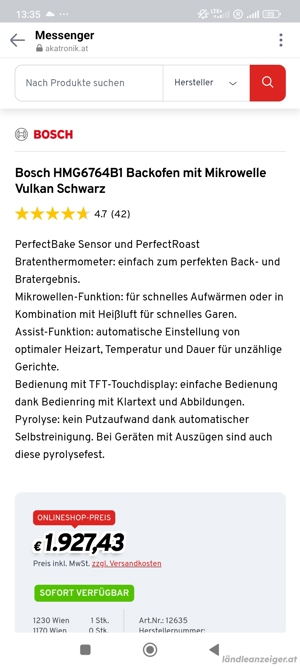 Bosch Backöfen  Bild 4