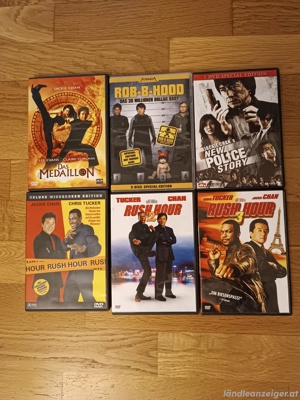 Jackie Chan DVDs (auch einzeln erhältlich)