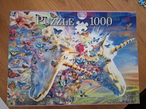 Einhorn Puzzle 1000 Teile Bild 2