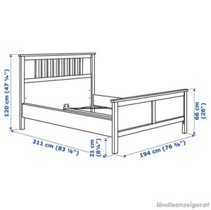 Neuwertiges Doppelbett inkl Emma Matratzen  Bild 2