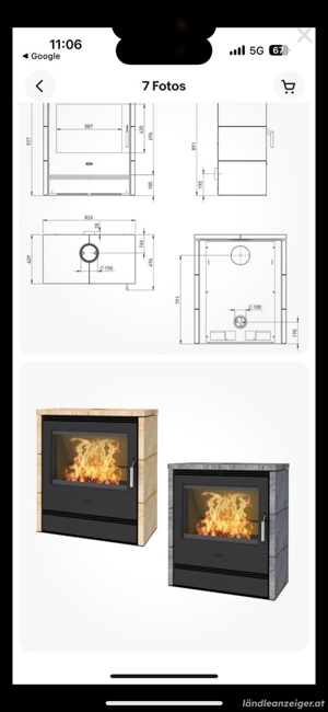 Kamin ofen 9kw