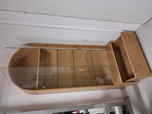 Vitrine, Kasten, Holz Glas