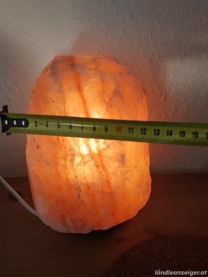 Salzlampe aus der Himalaya - Region  Bild 4