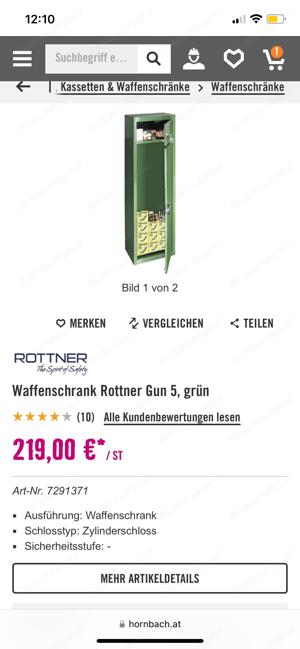 Waffenschrank - Rottner Gun 5