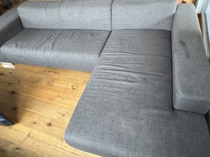 Stoff Couch grau Bild 2