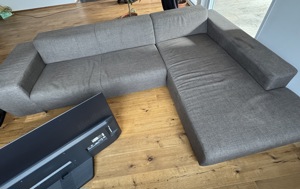 Stoff Couch grau Bild 3