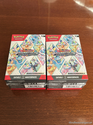 Pokemon Prismatische Entwicklungen Booster Bundle   SEALED CASES Bild 2