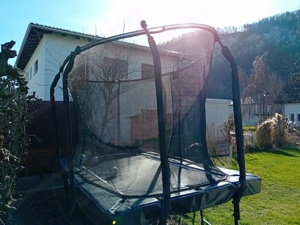 Trampolin Marke Salta schwarz rechteckig Bild 5