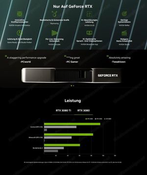 Nvidia GeForce RTX 3080 Founders Edition 10 GB Grafikkarte Bild 3