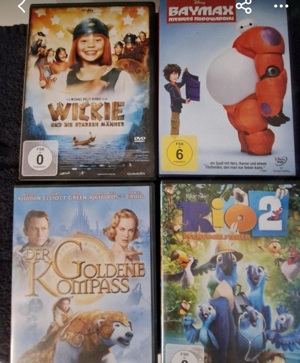 4 DVDS  für Kinder 