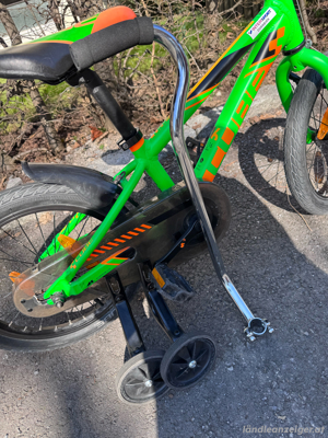 Cube Kid 160 Kinderfahrrad + Stützräder + Schiebestange Bild 5