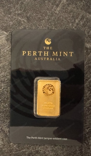 10g Gold the Perth Mint Barren Münze 