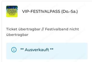 2x VIP: Szene Open Air 2025 Bild 2