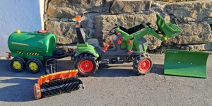 Tretttraktor Rolls Toys Fendt Vario mit Zubehör