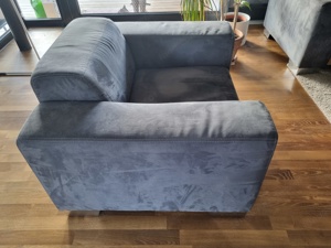 Sessel grau Alcantara zu verschenken  Bild 3