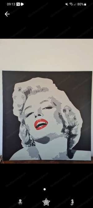 Marylin Monroe Bild Leinwand 