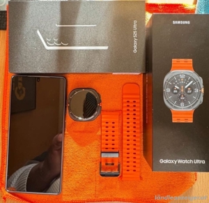 Samsung Galaxy S25 ultra mit Galaxy watch ultra 