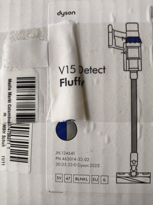 Dyson V15 detect fluffy - originalverpackt und ungebraucht Bild 5