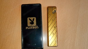 PLAYBOY - Gasfeuerzeug in Gold Bild 2