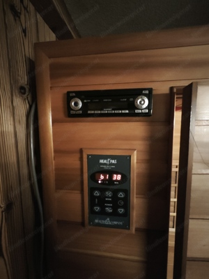 Infrarotkabine   Sauna - Health Company HCE180VB Bild 2