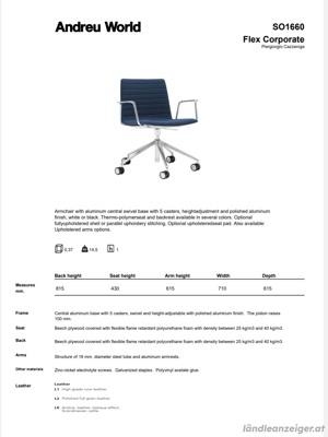 Bürostuhl Andreu World  Bild 7