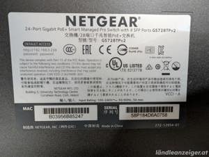 Netzwerk-Switch Netgear GS728TPv2 Bild 3