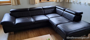 Echtleder Eck-Sofa