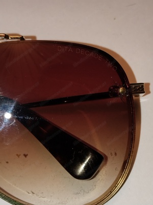 Dita two sonnenbrille Gold rahmen