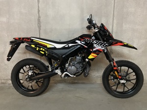 Derbi Racing Senda Supermoto X-treme DRD - 1. Besitz, Bj. 04 2019, nur 6.174 km,  Supermoto Bild 2