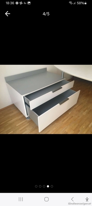 Ligne Roset ovaler Schreibtisch EVERYWHERE Bild 4