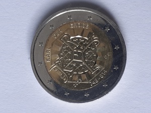 2 Euro Münze  Bild 5