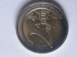 2 Euro Münze  Bild 4