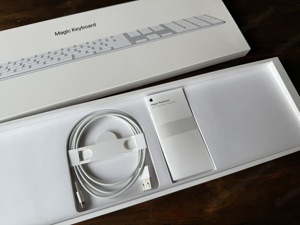 Apple Magic Keyboard weiß - kabellos (A1843) - mit Num-Block Bild 4