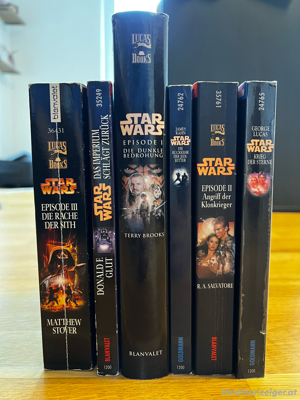 Star Wars Bücherreihe zu verschenken