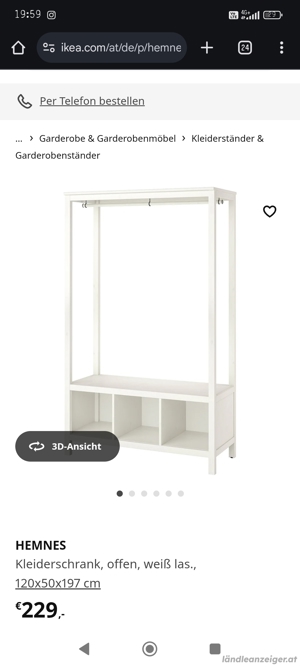 IKEA Hemnes Schrank offen