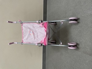 Baby Born Buggy Stroller Kinderwagen zusammenklappbar pink Bild 3