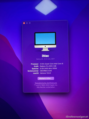 I Mac Retina 4K 2017 Bild 4