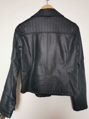 Schwarze Lederjacke NEU Bild 2