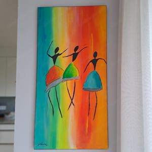 ACRYLBILDER auf LEINWAND aus meiner Hand - Kunst mit Herz Bild 2