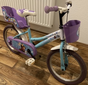 Mädchen Fahrrad   Disney Eiskönigin Snow Queen Bild 2