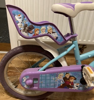 Mädchen Fahrrad   Disney Eiskönigin Snow Queen Bild 7