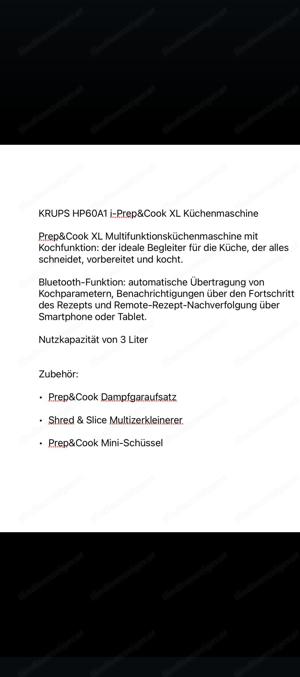 Küchenmaschine von Krups  Bild 2